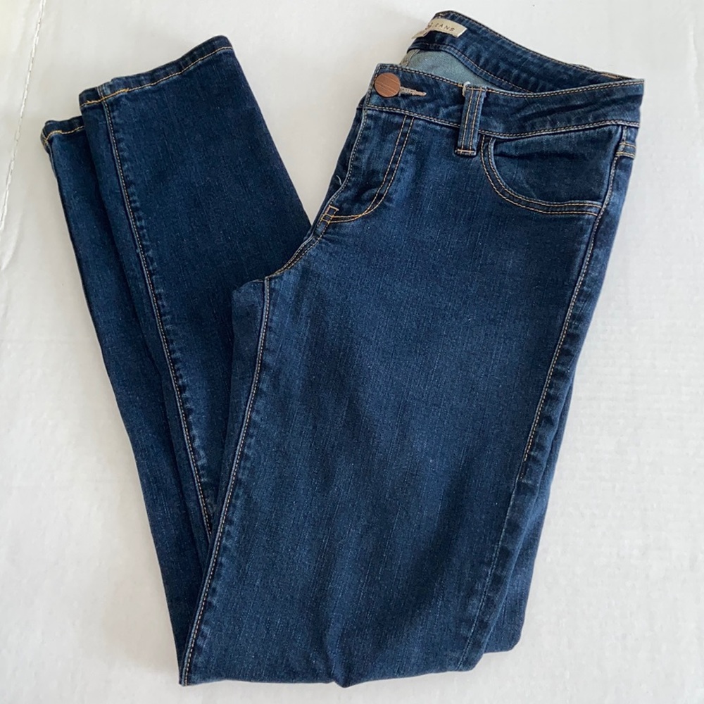 CAbi Style 755 Size 4 Bree Dark Wash Skinny Denim Casual Jeans 4014